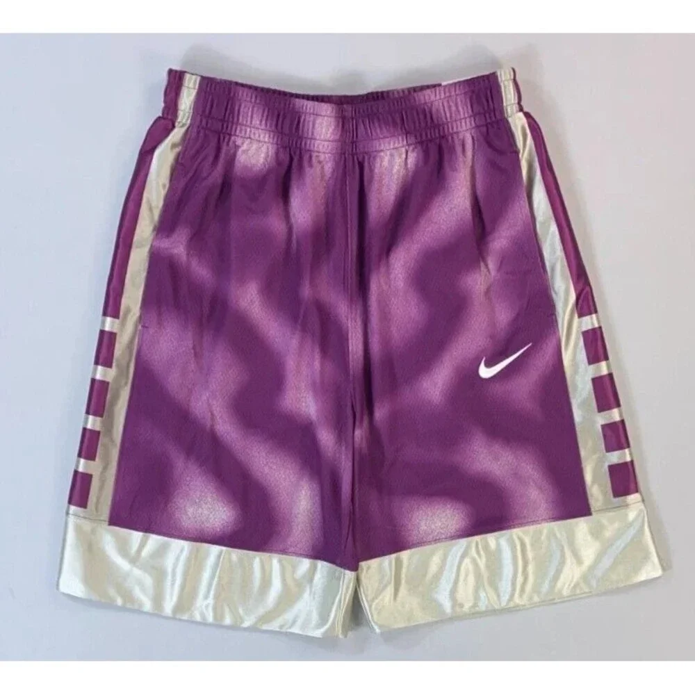 Boy's Youth Nike Dri-Fit Loose Fit Elite Basketball Shorts Size L‎ New With Tags